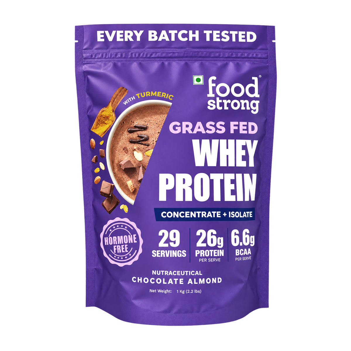 Whey Protein | Chocolate Almond 1 Kg