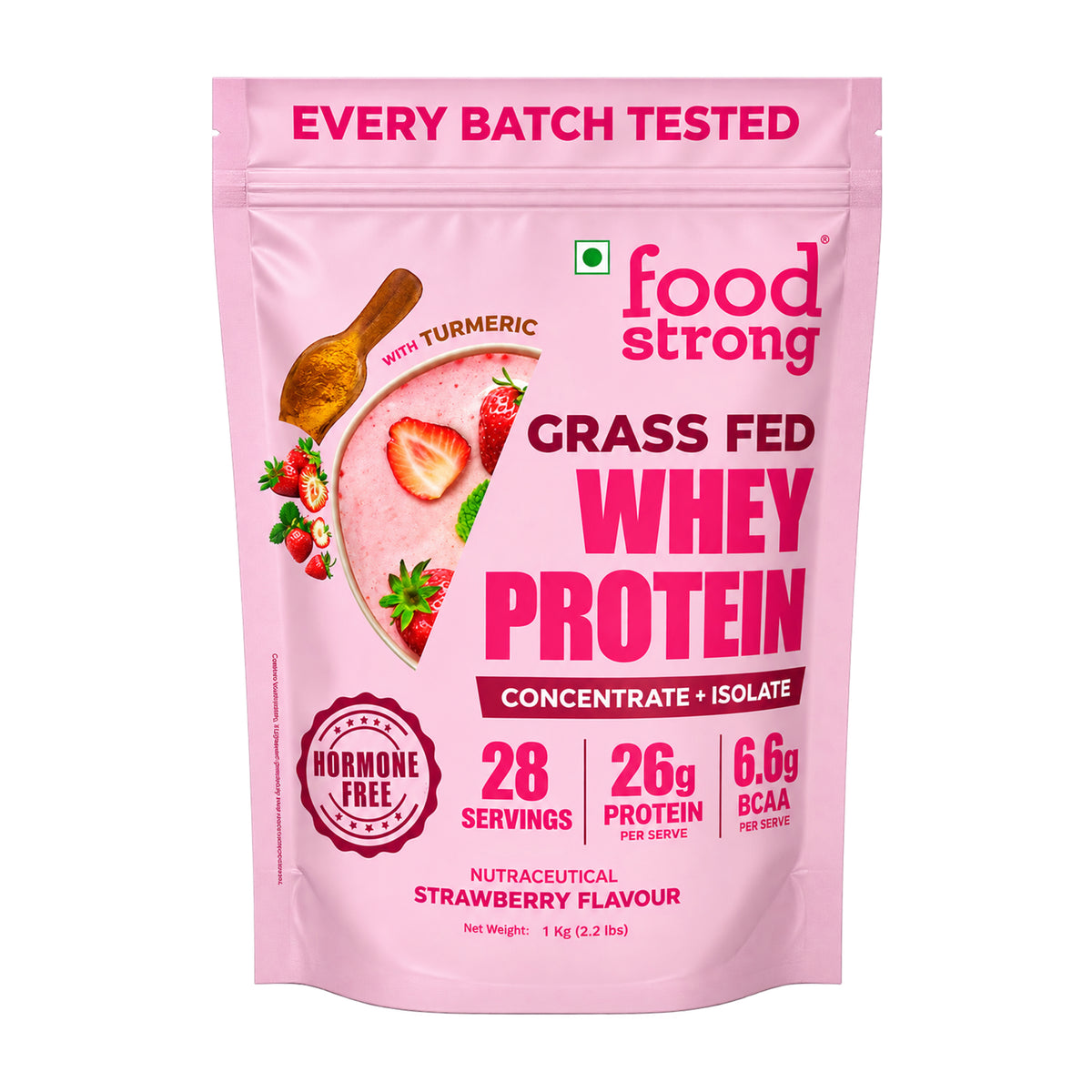 Whey Protein | Strawberry 1 Kg