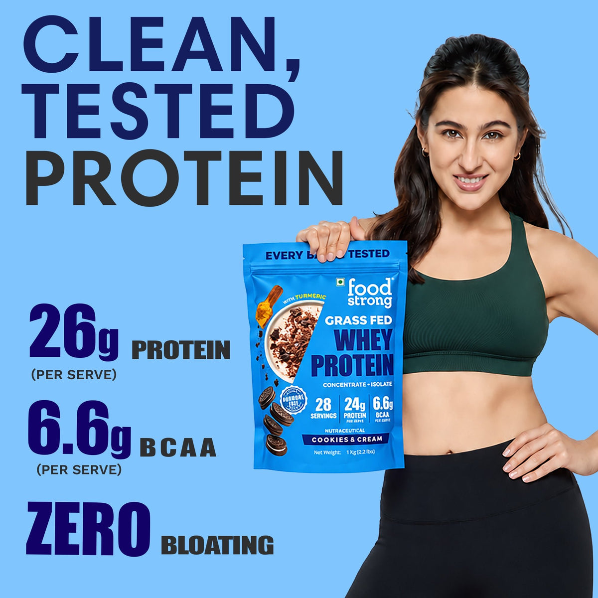 Whey Protein | Cookies & Cream 1 Kg