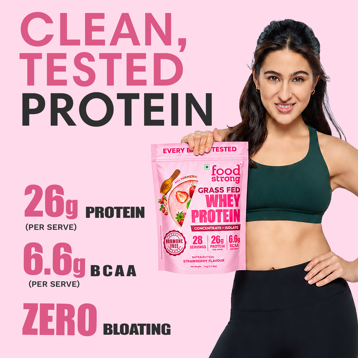 Whey Protein | Strawberry 1 Kg