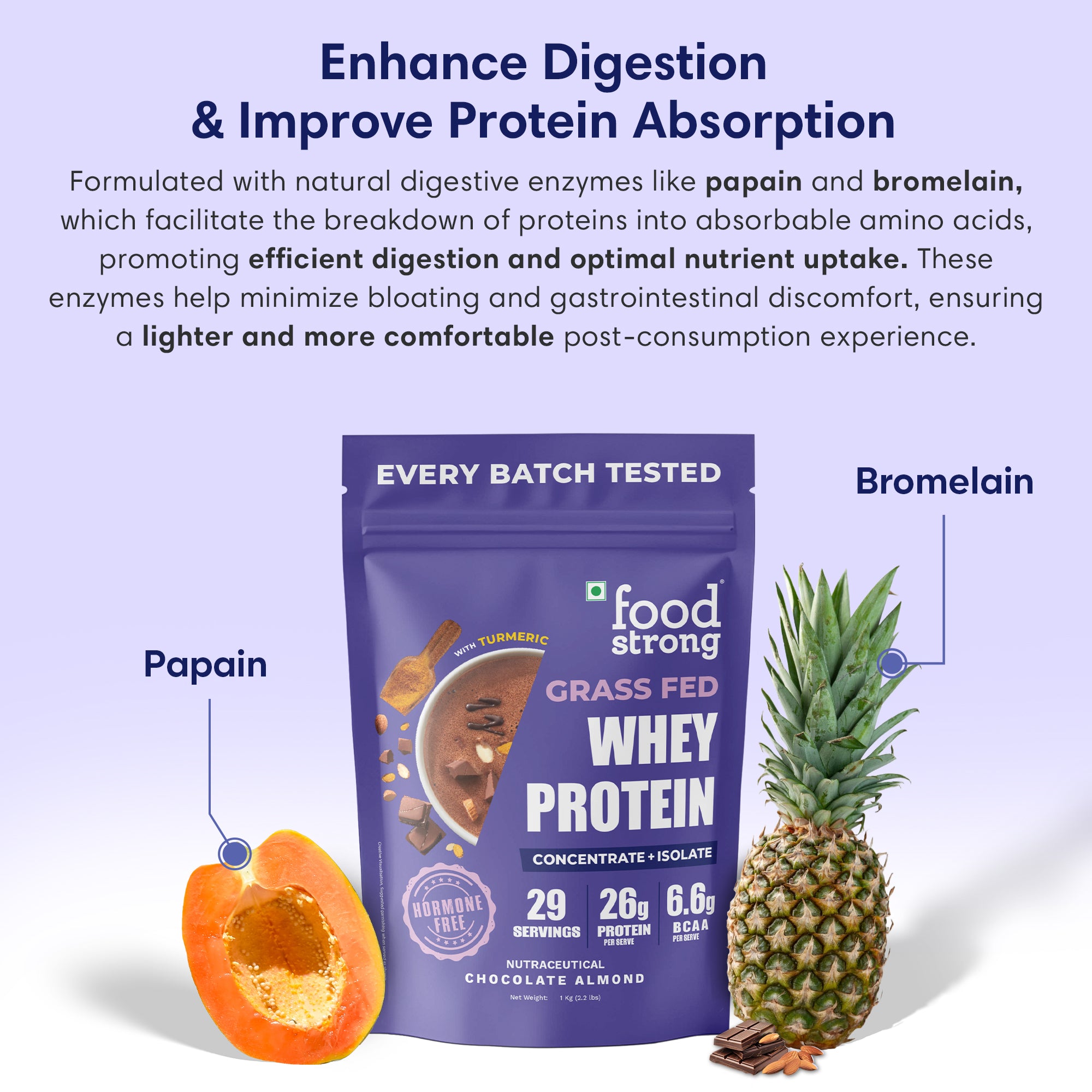 Protein & Creatine Bundle | Chocolate Almond 1 Kg + Creatine with Electrolytes 100g