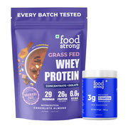 Protein & Creatine Bundle | Chocolate Almond 1 Kg + Creatine with Electrolytes 100g