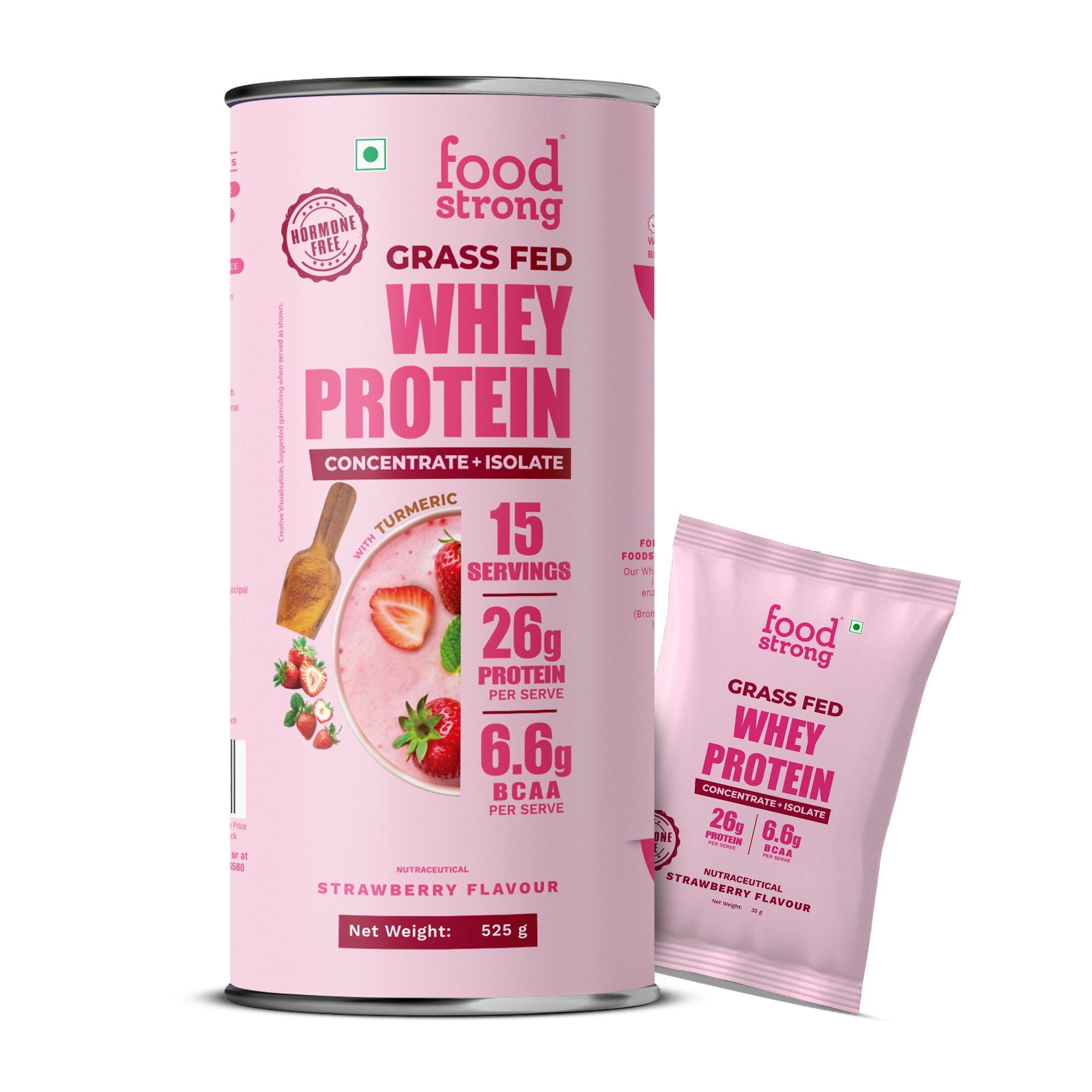 Whey Protein | Strawberry 15 Sachets